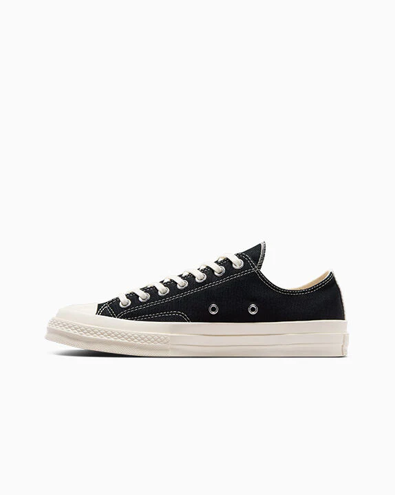 Converse X Comme des Garçons PLAY Chuck 70 OG Single Heart Low Top - Image 6