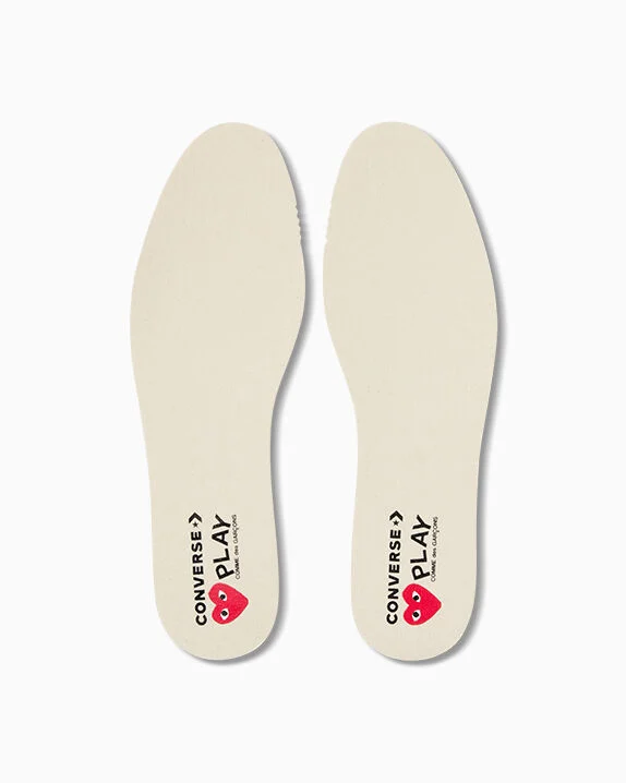Converse X Comme des Garçons PLAY Chuck 70 OG Single Heart Low Top - Image 9