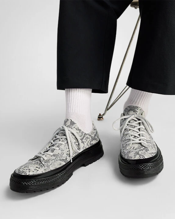 Chuck 70 Formal Suede Snake Print Low Top - Image 2