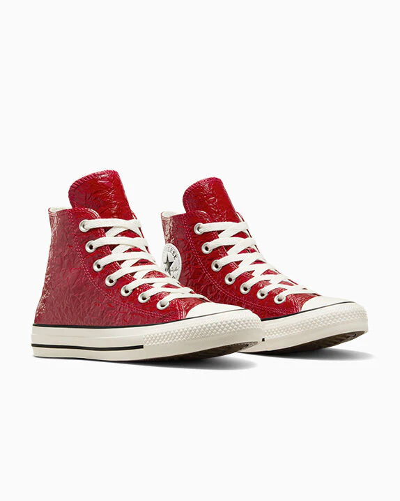 Chuck Taylor All Star Crinkled Leather High Top - Image 3