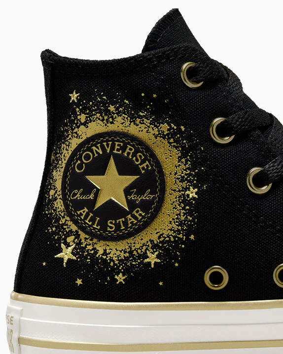 Chuck Taylor All Star Gold Stars High Top - Image 3