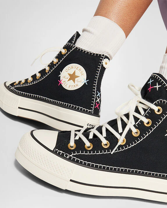Chuck Taylor All Star Lift Platform Crafted Stitching High Top - Image 2