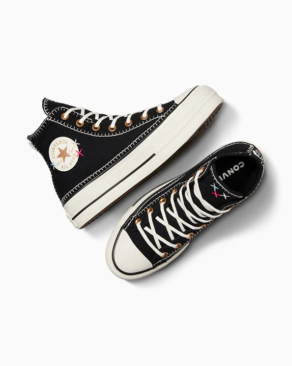 Chuck Taylor All Star Lift Platform Crafted Stitching High Top - Image 4