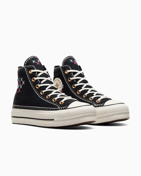 Chuck Taylor All Star Lift Platform Crafted Stitching High Top - Image 8