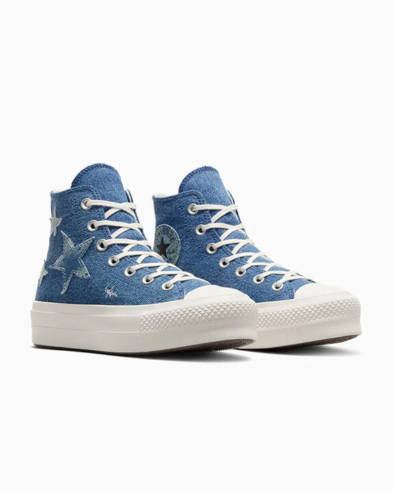 Chuck Taylor All Star Lift Platform Denim High Top - Image 2