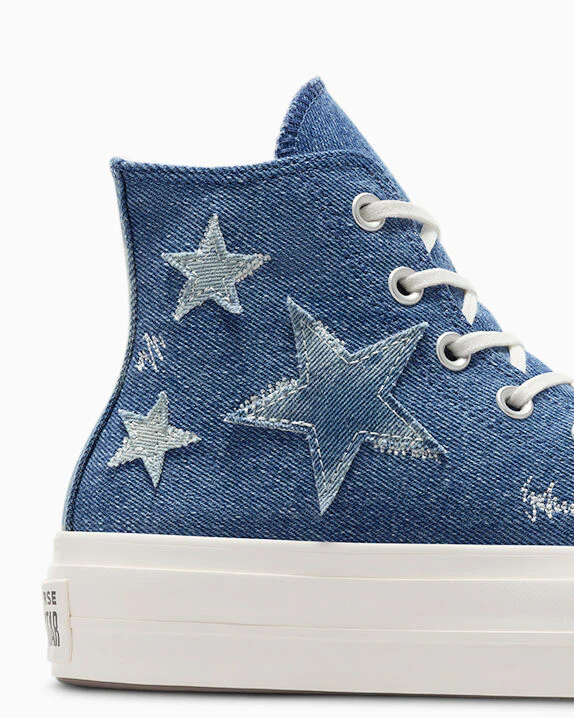 Chuck Taylor All Star Lift Platform Denim High Top - Image 3