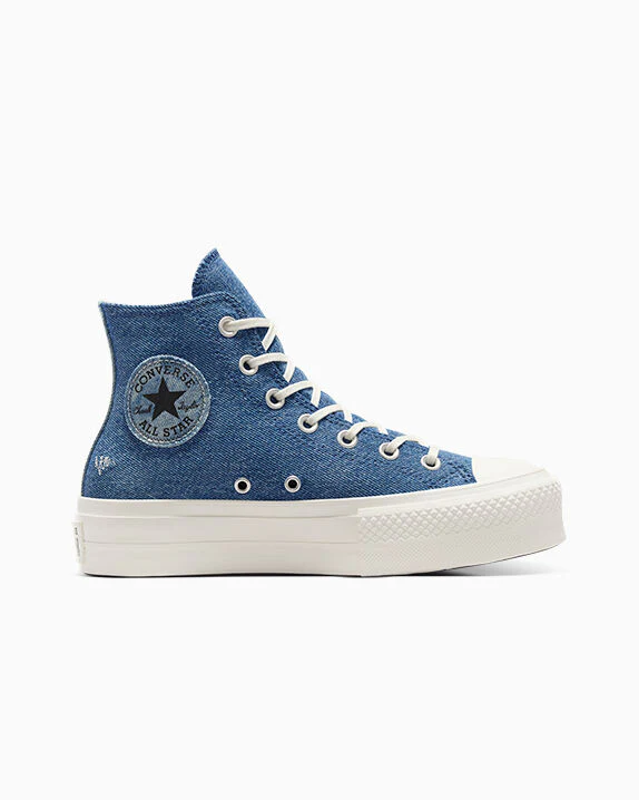 Chuck Taylor All Star Lift Platform Denim High Top - Image 5