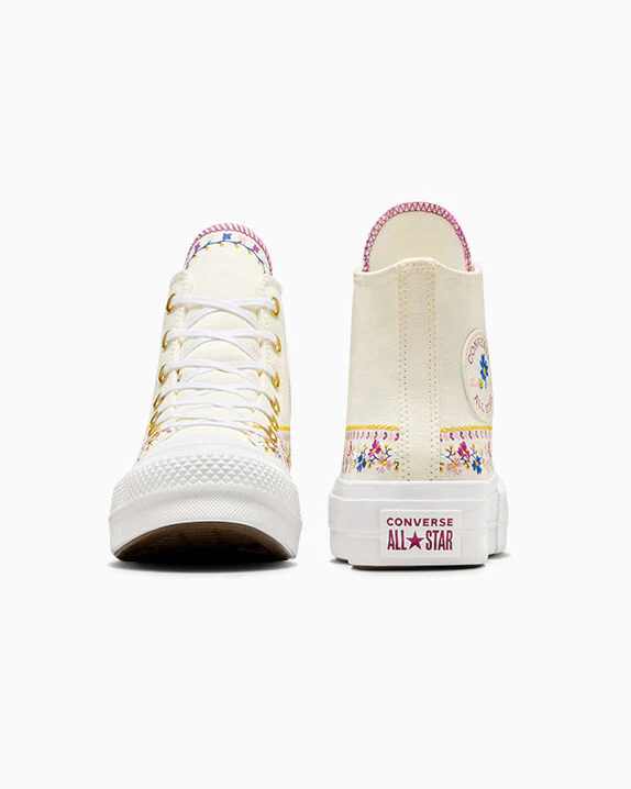 Chuck Taylor All Star Lift Platform Free Spirit Florals High Top - Image 6