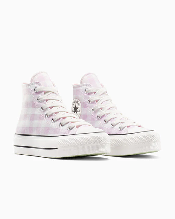 Chuck Taylor All Star Lift Platform Gingham High Top - Image 7