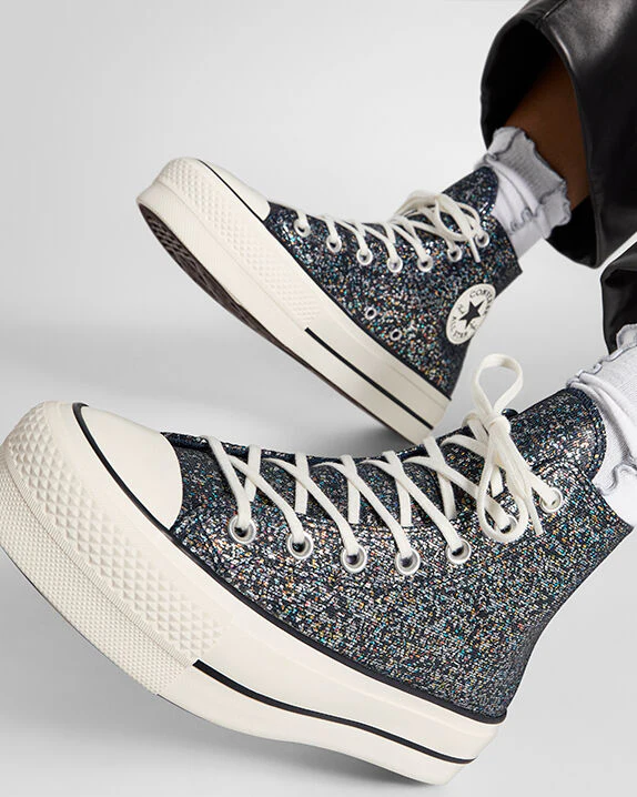 Chuck Taylor All Star Lift Platform Glitter High Top - Image 2