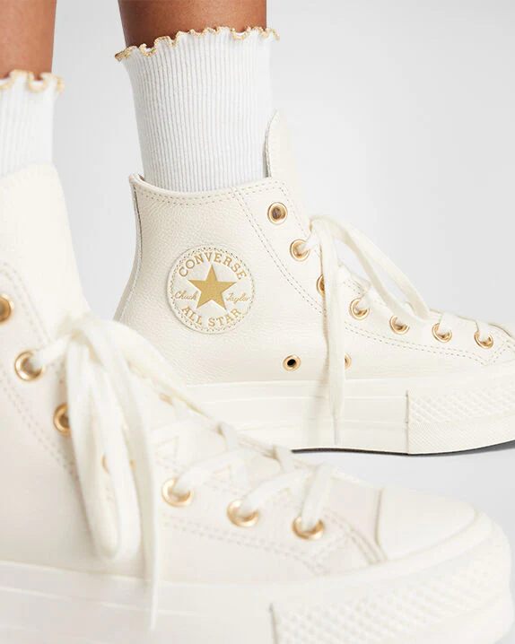 Chuck Taylor All Star Lift Platform Gold High Top - Image 3