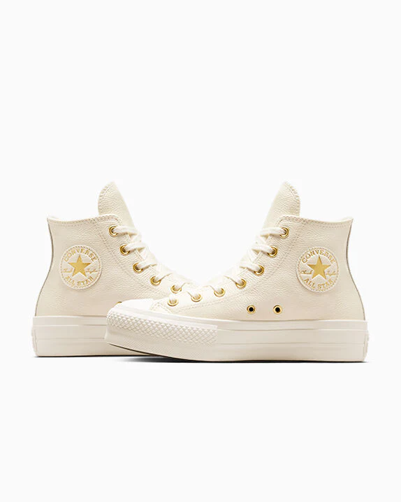 Chuck Taylor All Star Lift Platform Gold High Top - Image 9