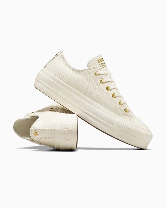 Chuck Taylor All Star Lift Platform Gold Low Top - Image 3