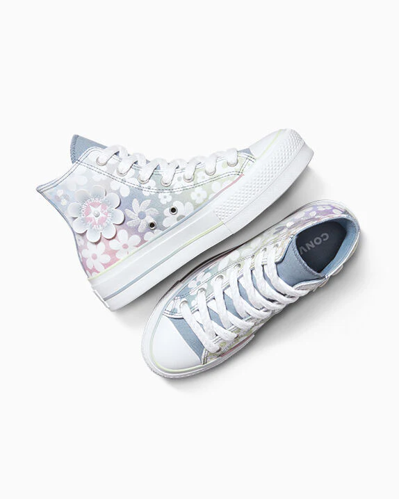 Chuck Taylor All Star Lift Platform Gradient Flowers High Top - Image 3