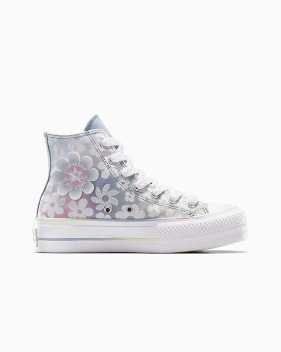 Chuck Taylor All Star Lift Platform Gradient Flowers High Top - Image 4