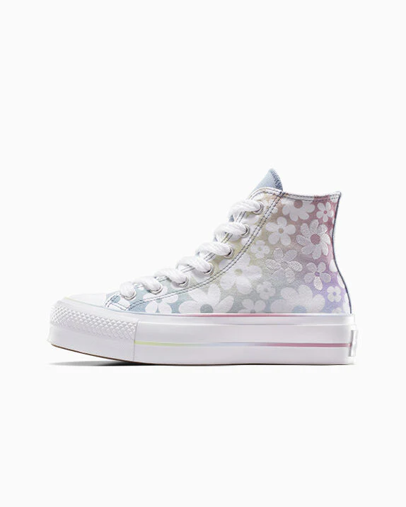 Chuck Taylor All Star Lift Platform Gradient Flowers High Top - Image 6