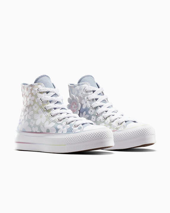 Chuck Taylor All Star Lift Platform Gradient Flowers High Top - Image 8
