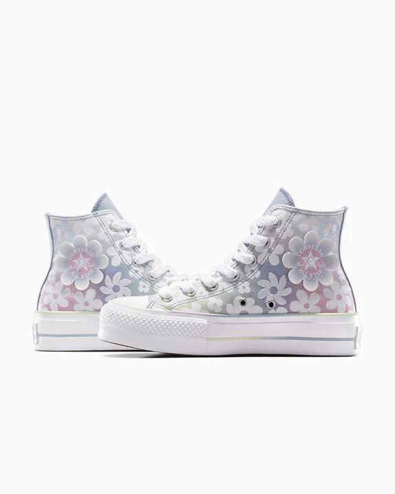 Chuck Taylor All Star Lift Platform Gradient Flowers High Top - Image 9
