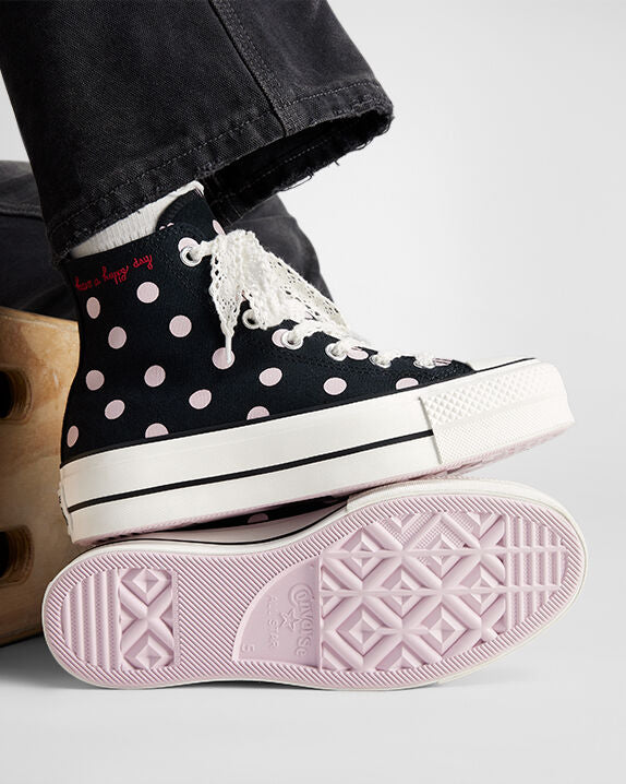 Chuck Taylor All Star Lift Platform Polka Dots High Top - Image 2