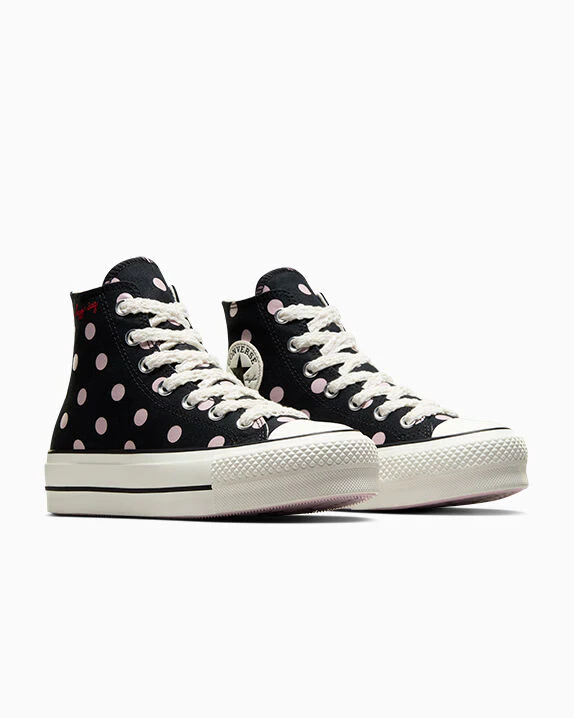 Chuck Taylor All Star Lift Platform Polka Dots High Top - Image 3