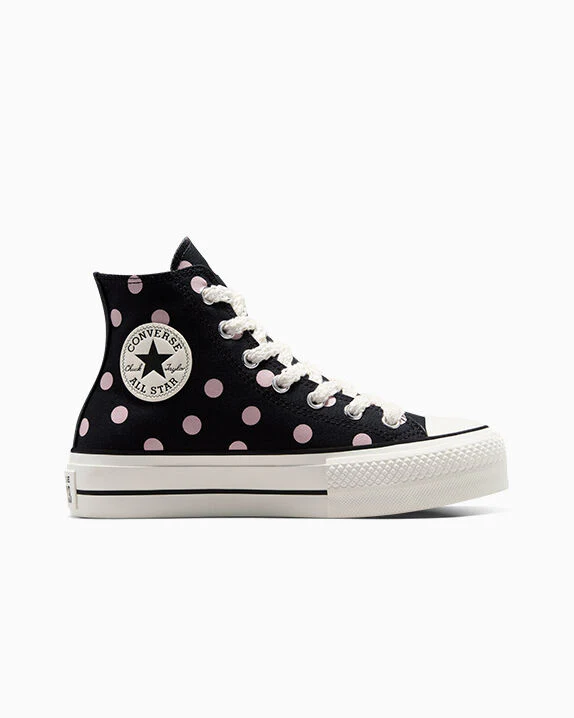 Chuck Taylor All Star Lift Platform Polka Dots High Top - Image 4