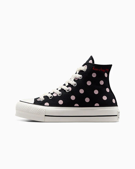 Chuck Taylor All Star Lift Platform Polka Dots High Top - Image 6