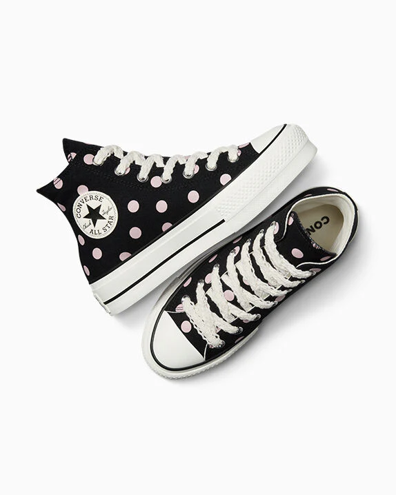 Chuck Taylor All Star Lift Platform Polka Dots High Top - Image 7
