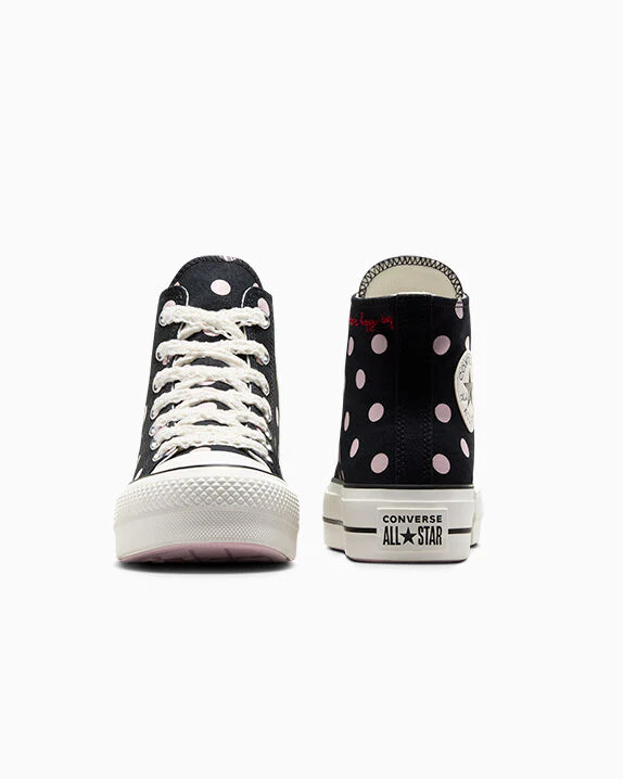 Chuck Taylor All Star Lift Platform Polka Dots High Top - Image 9