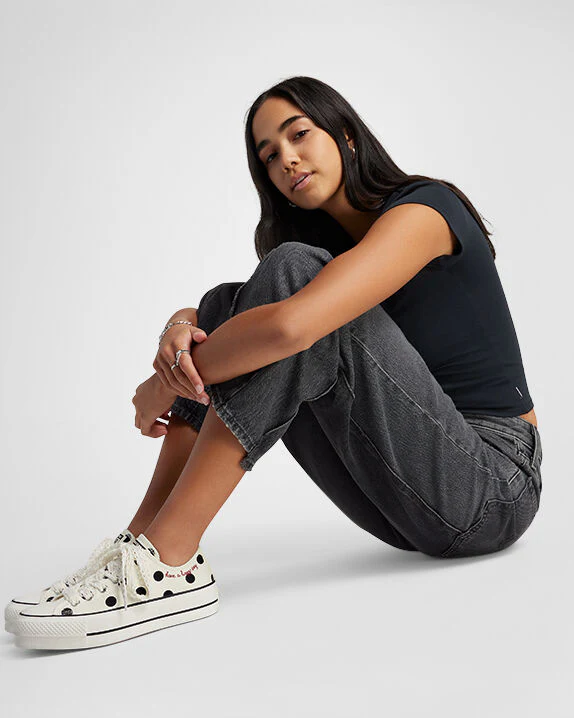 Chuck Taylor All Star Lift Platform Polka Dots Low Top - Image 10