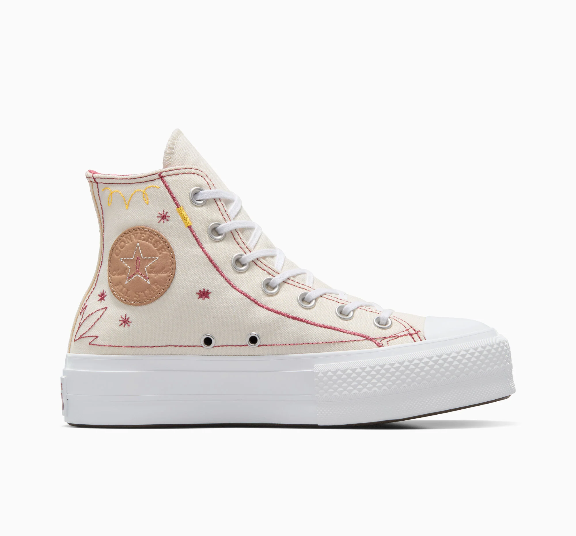 Chuck Taylor All Star Lift Platform Western Stitch High Top