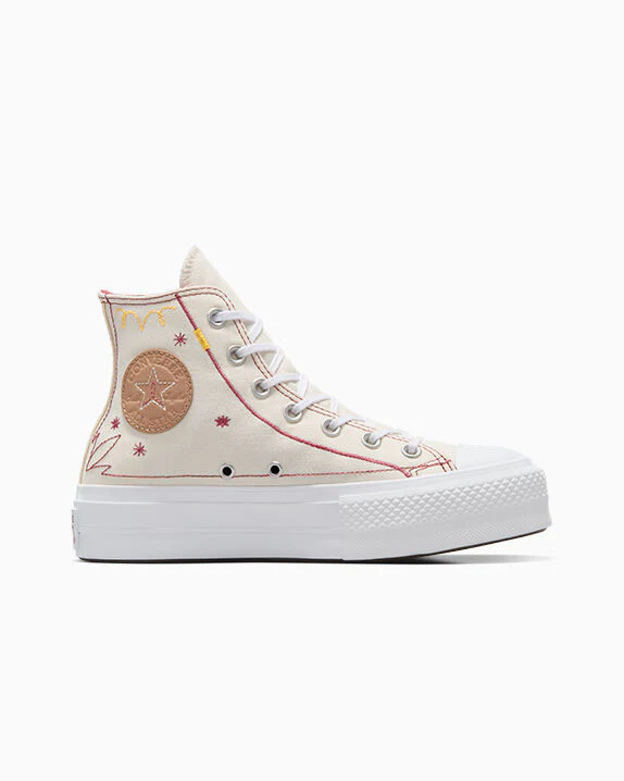 Chuck Taylor All Star Lift Platform Western Stitch High Top - Image 4