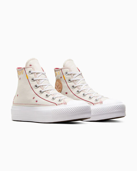 Chuck Taylor All Star Lift Platform Western Stitch High Top - Image 6