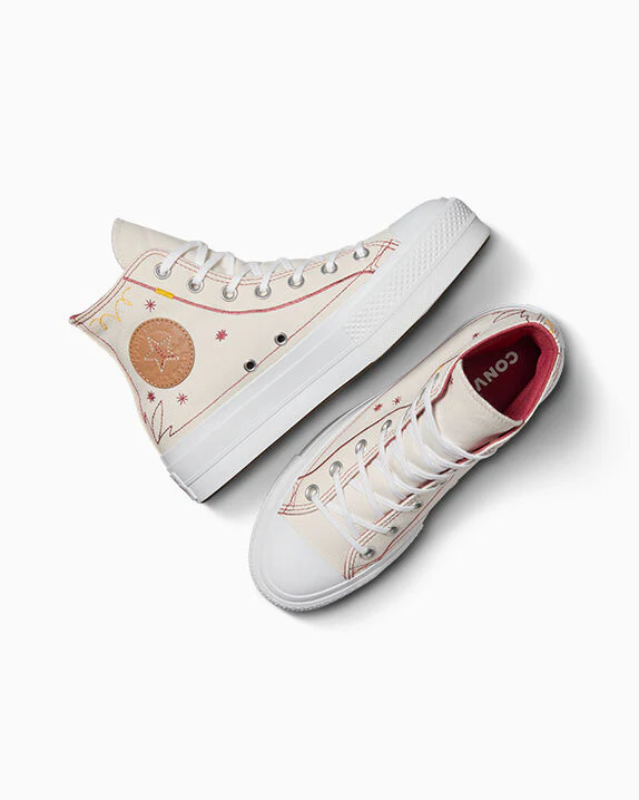 Chuck Taylor All Star Lift Platform Western Stitch High Top - Image 7