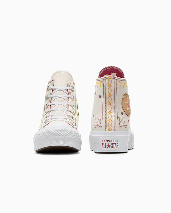Chuck Taylor All Star Lift Platform Western Stitch High Top - Image 8