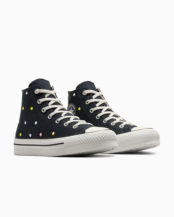 Chuck Taylor All Star Lift Polka Dots Platform High Top - Image 2