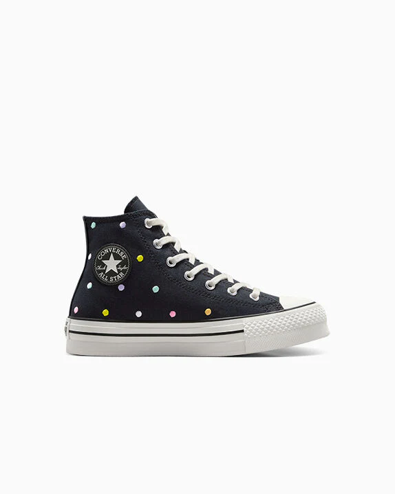 Chuck Taylor All Star Lift Polka Dots Platform High Top - Image 4
