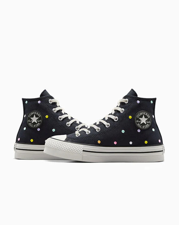 Chuck Taylor All Star Lift Polka Dots Platform High Top - Image 6