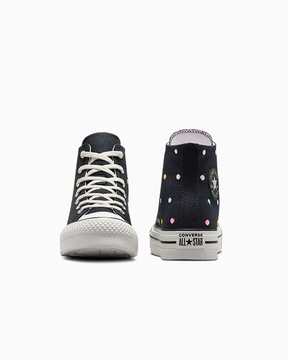 Chuck Taylor All Star Lift Polka Dots Platform High Top - Image 7