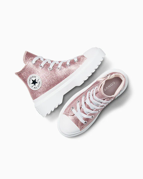 Chuck Taylor All Star Lugged Glitter High Top - Image 2