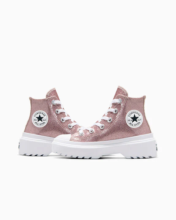 Chuck Taylor All Star Lugged Glitter High Top - Image 7