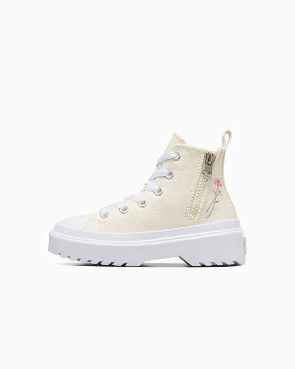 Chuck Taylor All Star Lugged Lift Platform Flowers Easy On High Top - Image 4