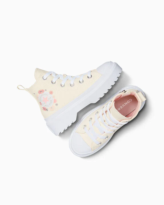 Chuck Taylor All Star Lugged Lift Platform Flowers Easy On High Top - Image 5