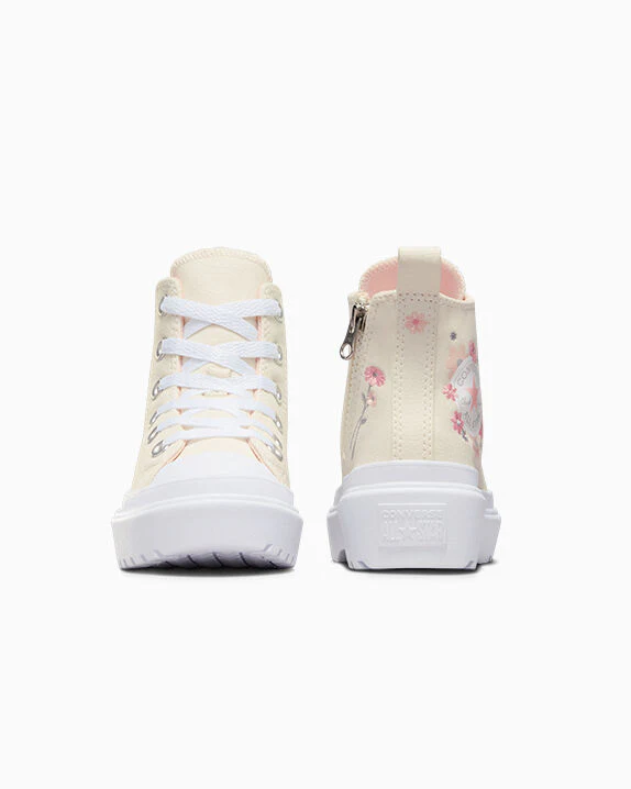 Chuck Taylor All Star Lugged Lift Platform Flowers Easy On High Top - Image 7