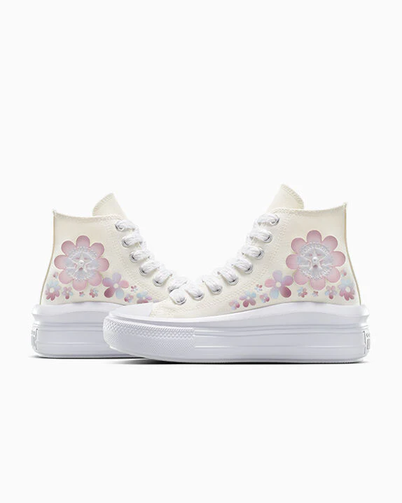 Chuck Taylor All Star Move Platform Petals & Pearls High Top - Image 3