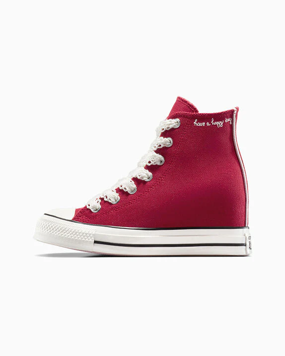 Chuck Taylor All Star Wedge Platform Crochet Laces High Top - Image 5
