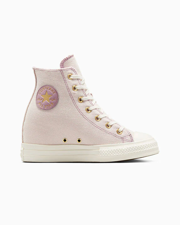 Chuck Taylor All Star Wedge Platform Gold High Top - Image 5