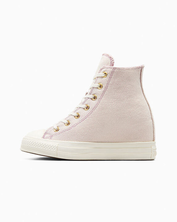Chuck Taylor All Star Wedge Platform Gold High Top - Image 7