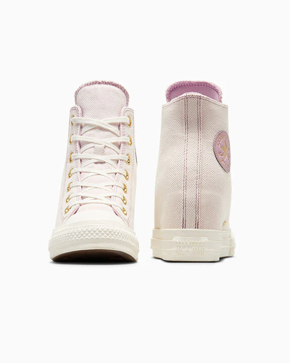 Chuck Taylor All Star Wedge Platform Gold High Top - Image 9