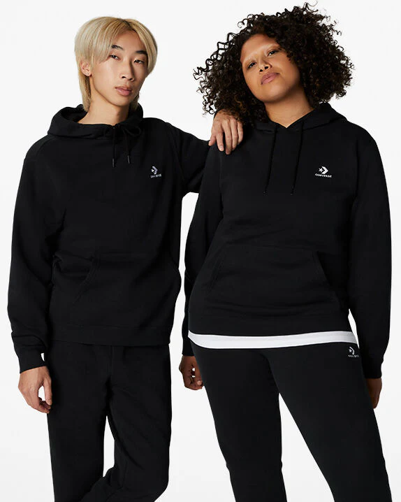 Converse Go-To Embroidered Star Chevron Standard Fit Hoodie - Image 3