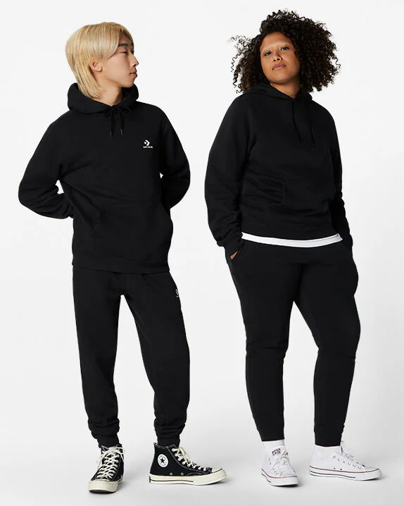 Converse Go-To Embroidered Star Chevron Standard Fit Hoodie - Image 4